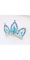 Big Little Girls Crystal Crown with Cz Rhinestone Hair Headband for Girls Big Little Girls Crystal Crown with Cz Rhinestone Hair Headband for Girls