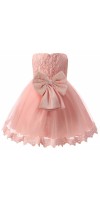 Little Big Girls Embroidered Flower Dress Girl Bowknot Birthday Party Princess Dress for Wedding Little Big Girls Embroidered Flower Dress Girl Bowknot Birthday Party Princess Dress for Wedding